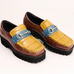 Intentionally Blank Leather Platform Loafer - HK-2 - Cliffs Edge